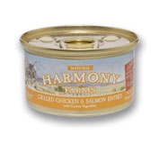 Can of Grilled Chicken & Salmon Entrée with Garden Vegetables