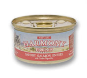 Can of Savory Salmon Entrée with Garden Vegetables