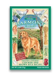 Bag of Harmony Farms Chicken and Brown Rice Recipe