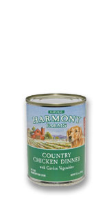 Can of Harmony Farms Country Chicken Dinner