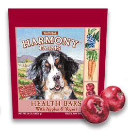 Bag of Harmony Farms Health Bars with Apples & Yogurt
